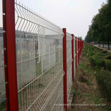 Cerca galvanizada PVC de la malla de alambre soldado con autógena